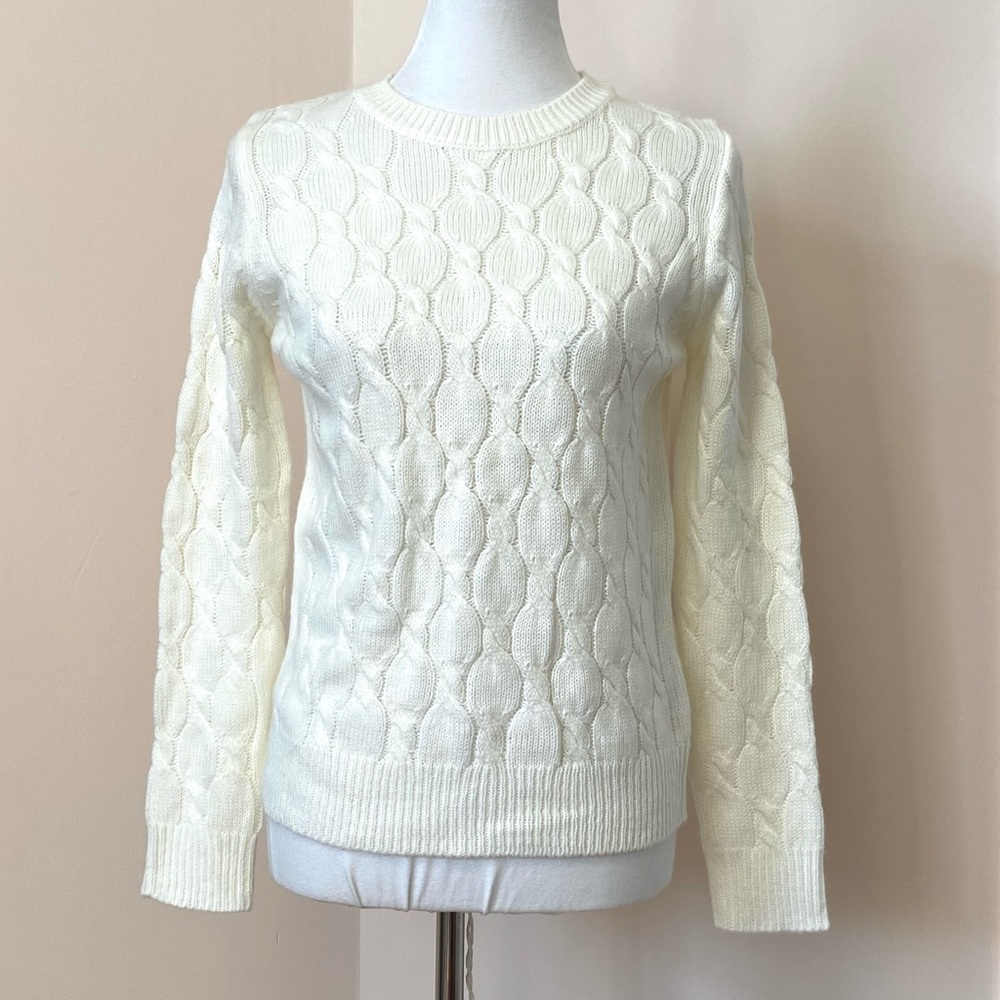 Forever 21 braided knit sweater